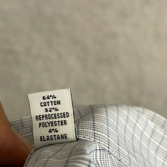 NWOT Calvin Klein Men's M  Checkered Long Sleeve Button down Shirt - Picture 2 of 10